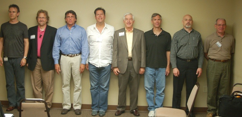 Pictured are the members of the founding VSN Leadership Team (L-R). Clyde Taber, Bailey Marks, Jr., Stephan Tchividjian, Rob Hoskins, Jim Green, Paul Konstanski, Rich Sheeley, Bill Sunderland (missing: Jeff Holder).